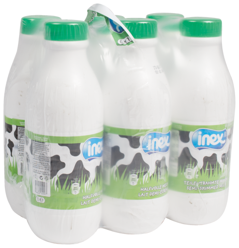 Afbeeldingen van INEX HALFVOLLE MELK PET 6X1L