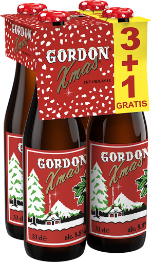 Afbeeldingen van GORDON XMAS BEER (3+1 GRATIS)X33CL CHRISTMAS