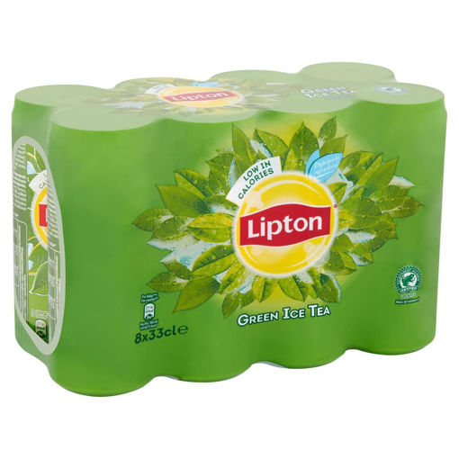Afbeeldingen van LIPTON ICE TEA GREEN BLIK 8X33CL