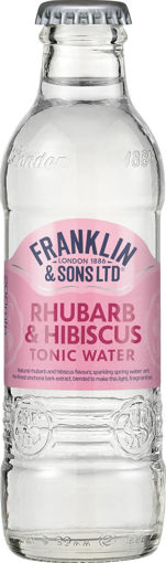 Afbeeldingen van FRANKLIN & SONS RHUBARB TONIC HIBISCUS 20CL